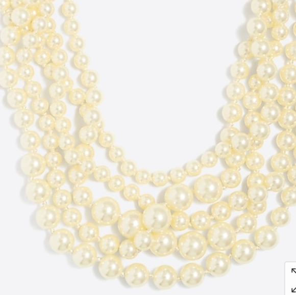 J. Crew Factory Jewelry - J crew multi strand pearl necklace